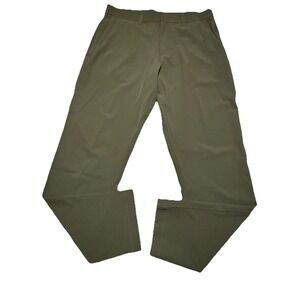 Fabletics Pants Men's 35x34 Green The Only Pant 5 Pocket Performance Commuter